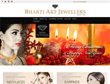 Tablet Screenshot of bhartijewellers.com